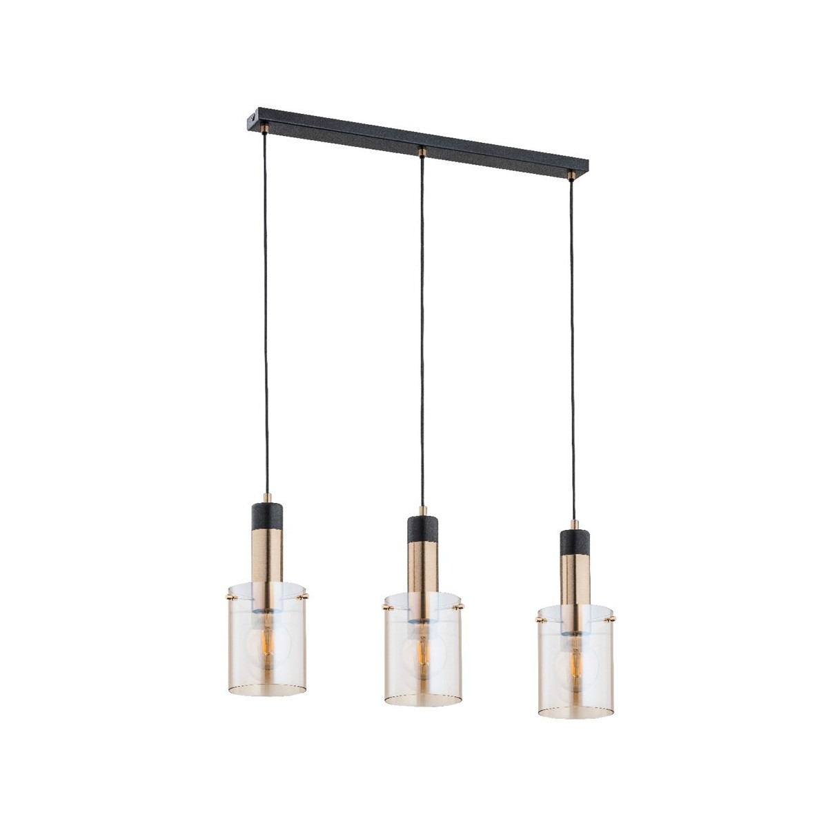 LAMPA WISZĄCA ALFA BELLA GOLD 3xE27