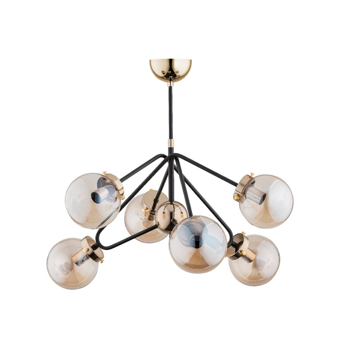 LAMPA SUFITOWA ALFA ELBA GOLD 6xE14