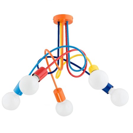 LAMPA SUFITOWA ALFA TANGO COLOR 5xE27