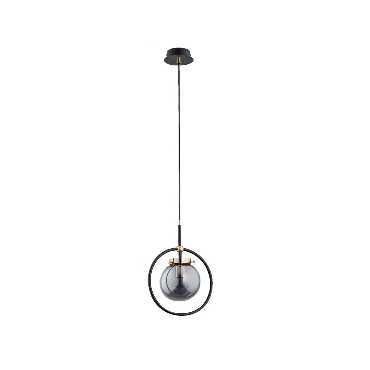 LAMPA WISZĄCA ALFA AKIRA CZARNA 1xE27