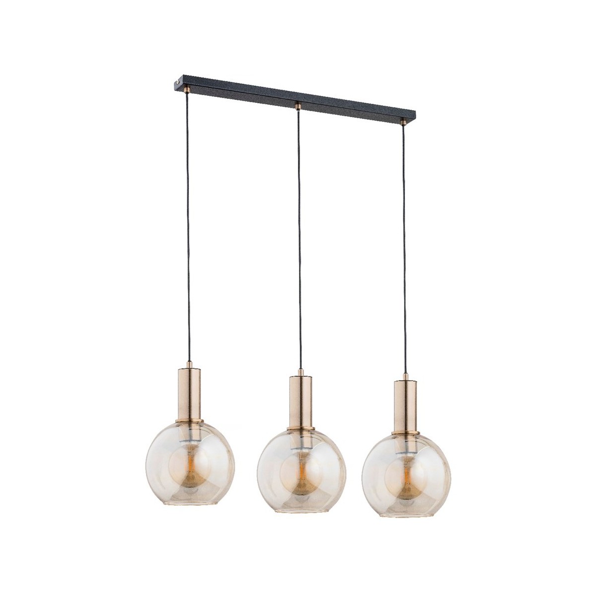 LAMPA WISZĄCA ALFA DARIN GOLD 3xE27