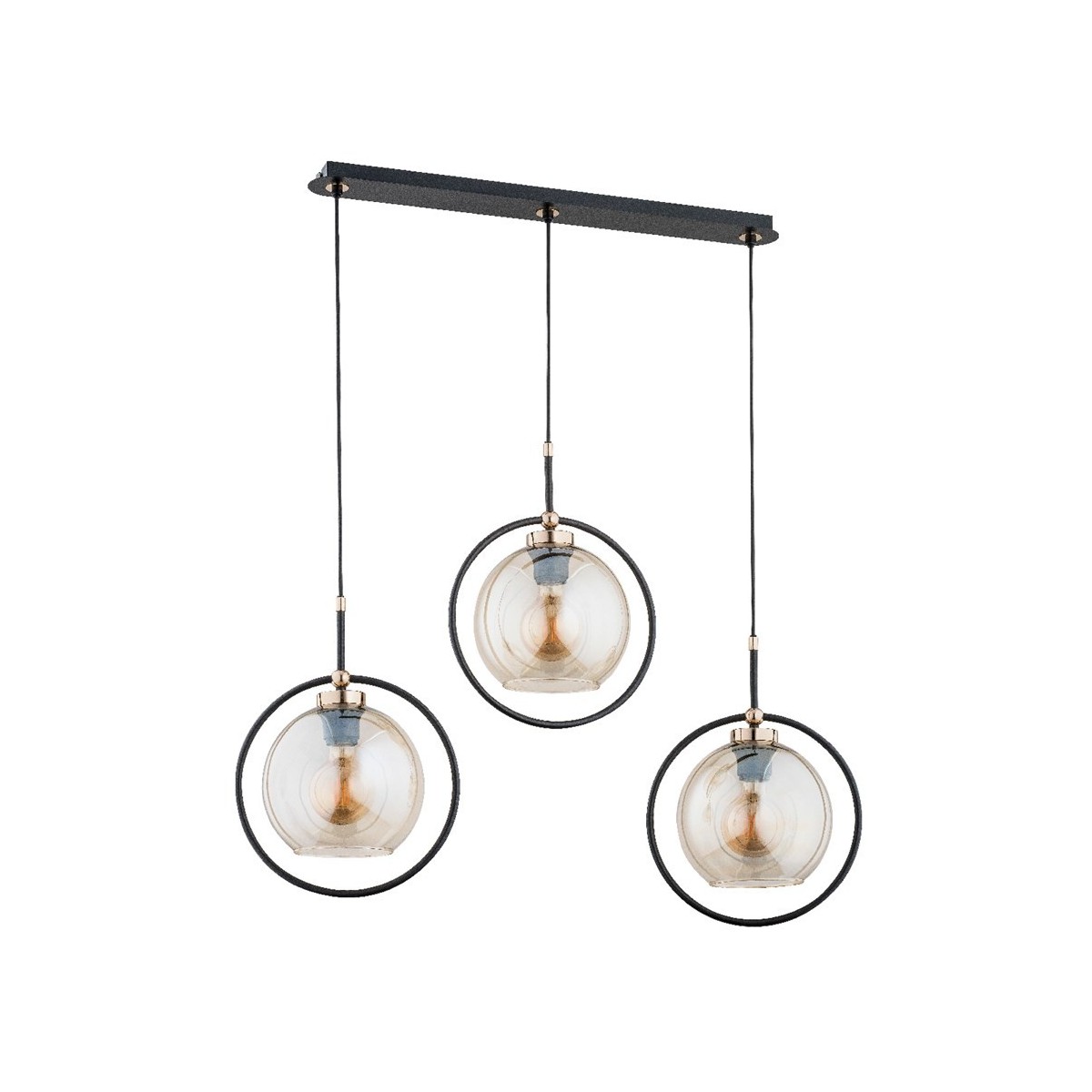LAMPA WISZĄCA ALFA SELDI GOLD 3xE27