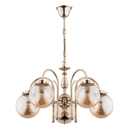 ŻYRANDOL ALFA HERO ZŁOTY 5xE14