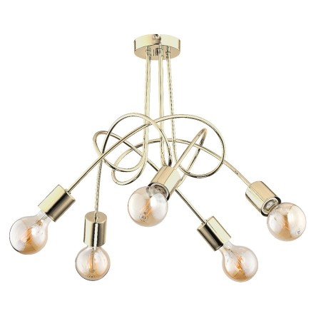 LAMPA SUFITOWA ALFA TANGO GOLD 5xE27