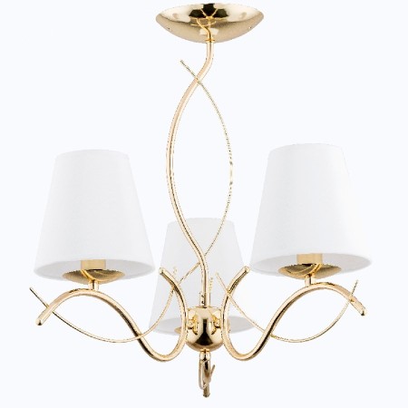 LAMPA SUFITOWA ALFA MONZA GOLD 3xE14