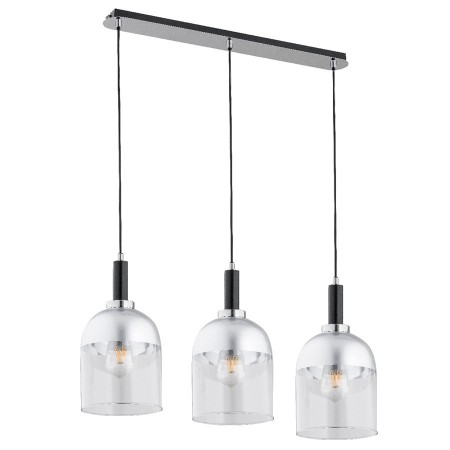 LAMPA WISZĄCA ALFA VENTO SILVER 3xE27