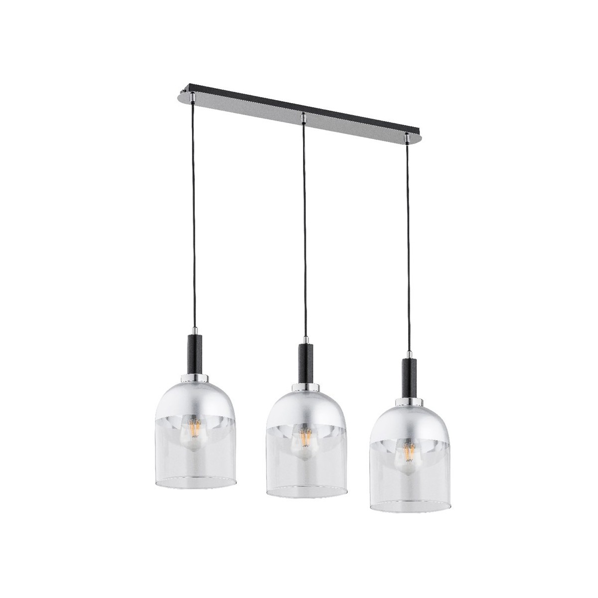 LAMPA WISZĄCA ALFA VENTO SILVER 3xE27