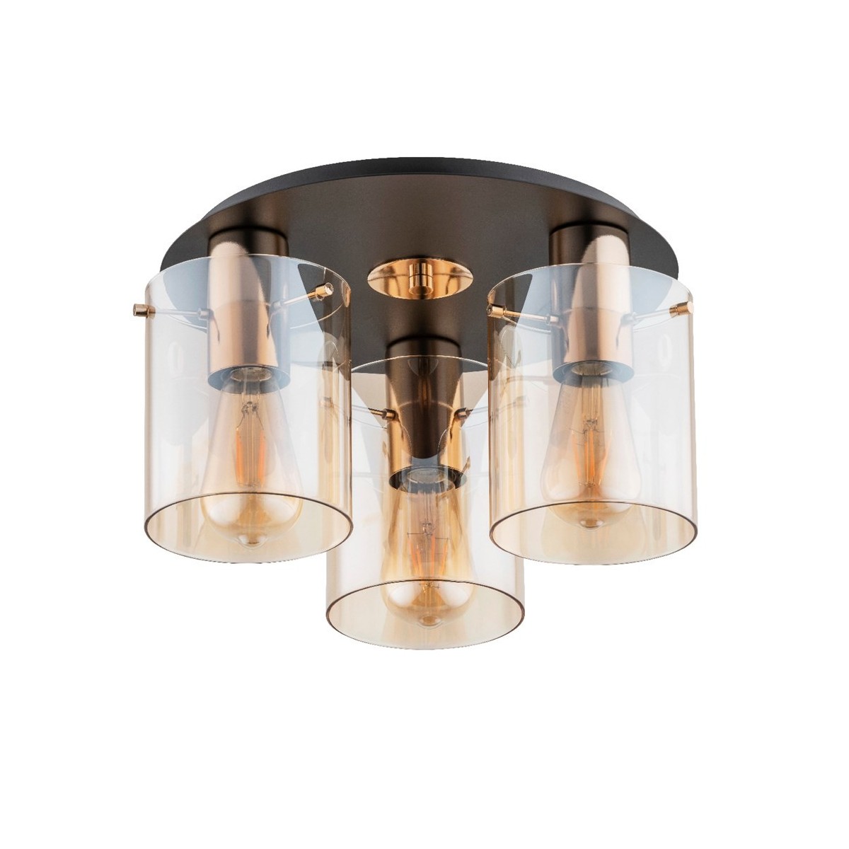 LAMPA SUFITOWA ALFA ATMAN GOLD 3xE27