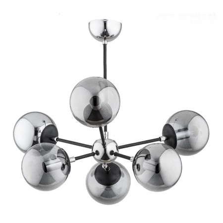 LAMPA SUFITOWA ALFA MELODY CHROM 6xE14