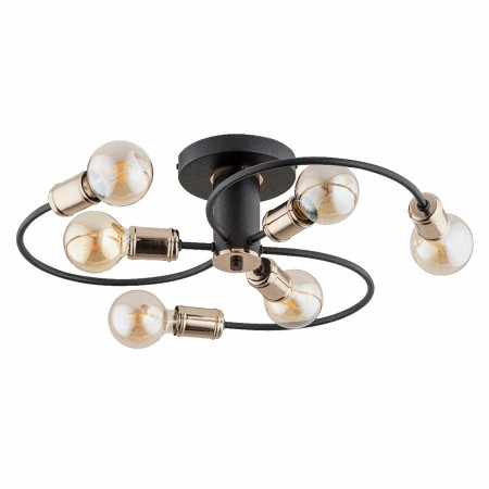 LAMPA SUFITOWA ALFA SAMBA CZARNA 6xE27