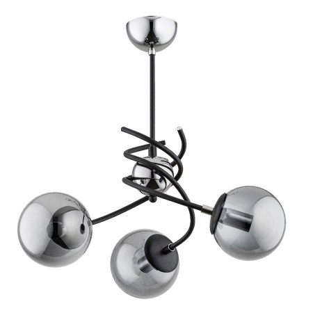 LAMPA SUFITOWA ALFA SALSA CZARNA 3xE14