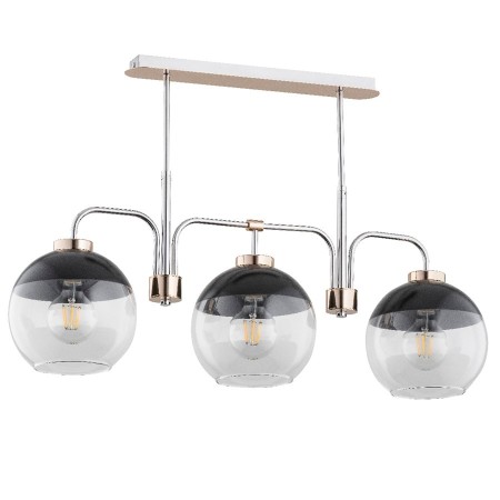 LAMPA SUFITOWA ALFA ALMARY CHROM 3xE27