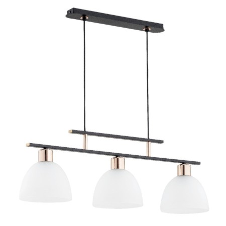 LAMPA WISZĄCA ALFA SONATA CZARNA 3xE27