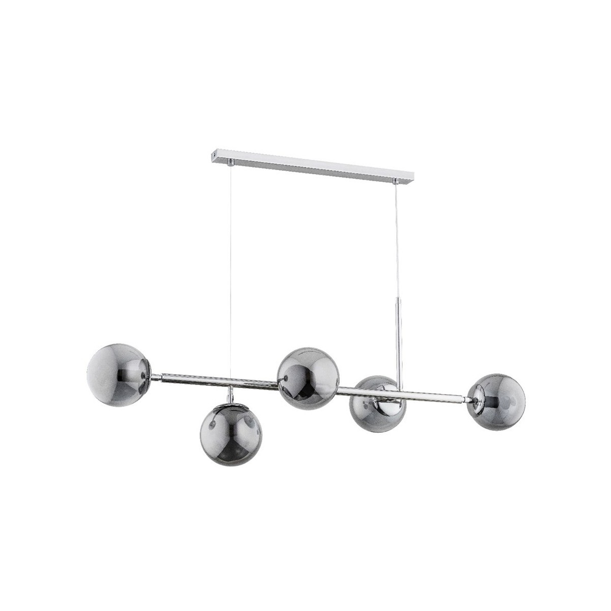 LAMPA WISZĄCA ALFA DANSA CHROM 5xE14