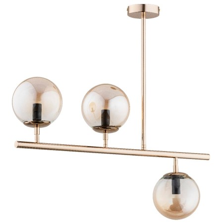 LAMPA SUFITOWA ALFA FACTUS ZŁOTA 3xE14