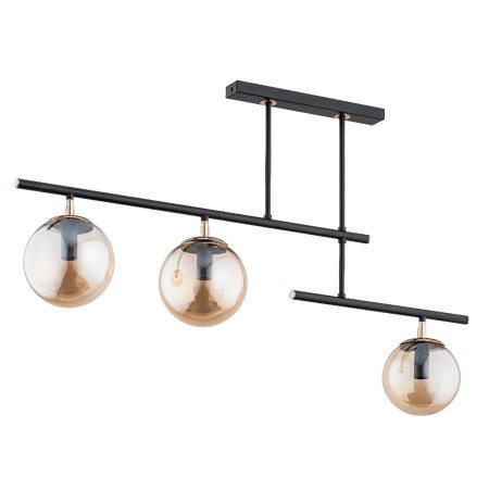 LAMPA SUFITOWA ALFA NOSCA CZARNA 3xE14