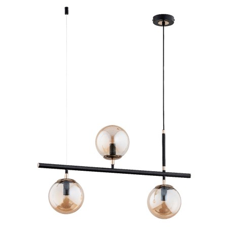 LAMPA WISZĄCA ALFA FINGO CZARNA 3xE14