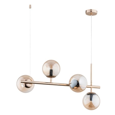 LAMPA WISZĄCA ALFA VINCI GOLD 4xE14