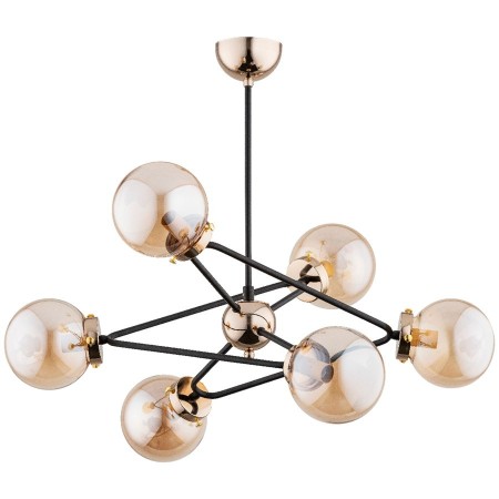 LAMPA SUFITOWA ALFA RESTO GOLD 6xE14