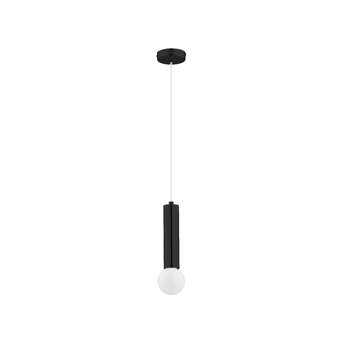 LAMPA WISZĄCA ALFA JAZZ CZARNA 1xE27