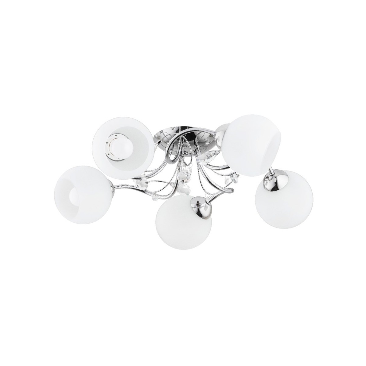 LAMPA SUFITOWA ALFA LIVIA PRO CHROM 5xE27