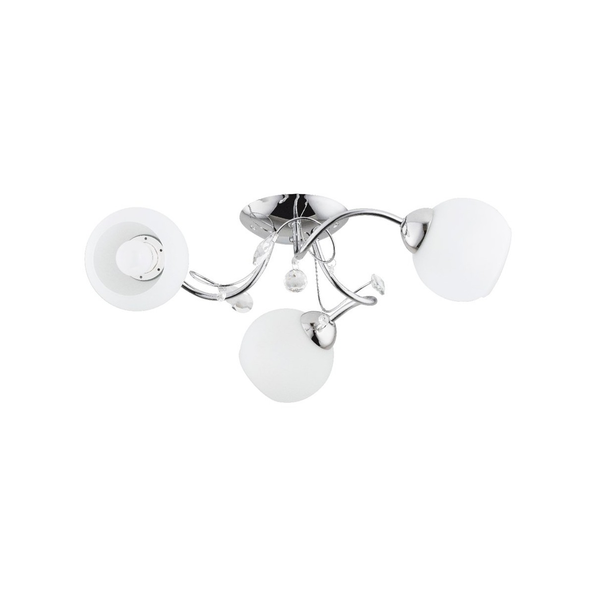 LAMPA SUFITOWA ALFA LIVIA PRO CHROM 3xE27