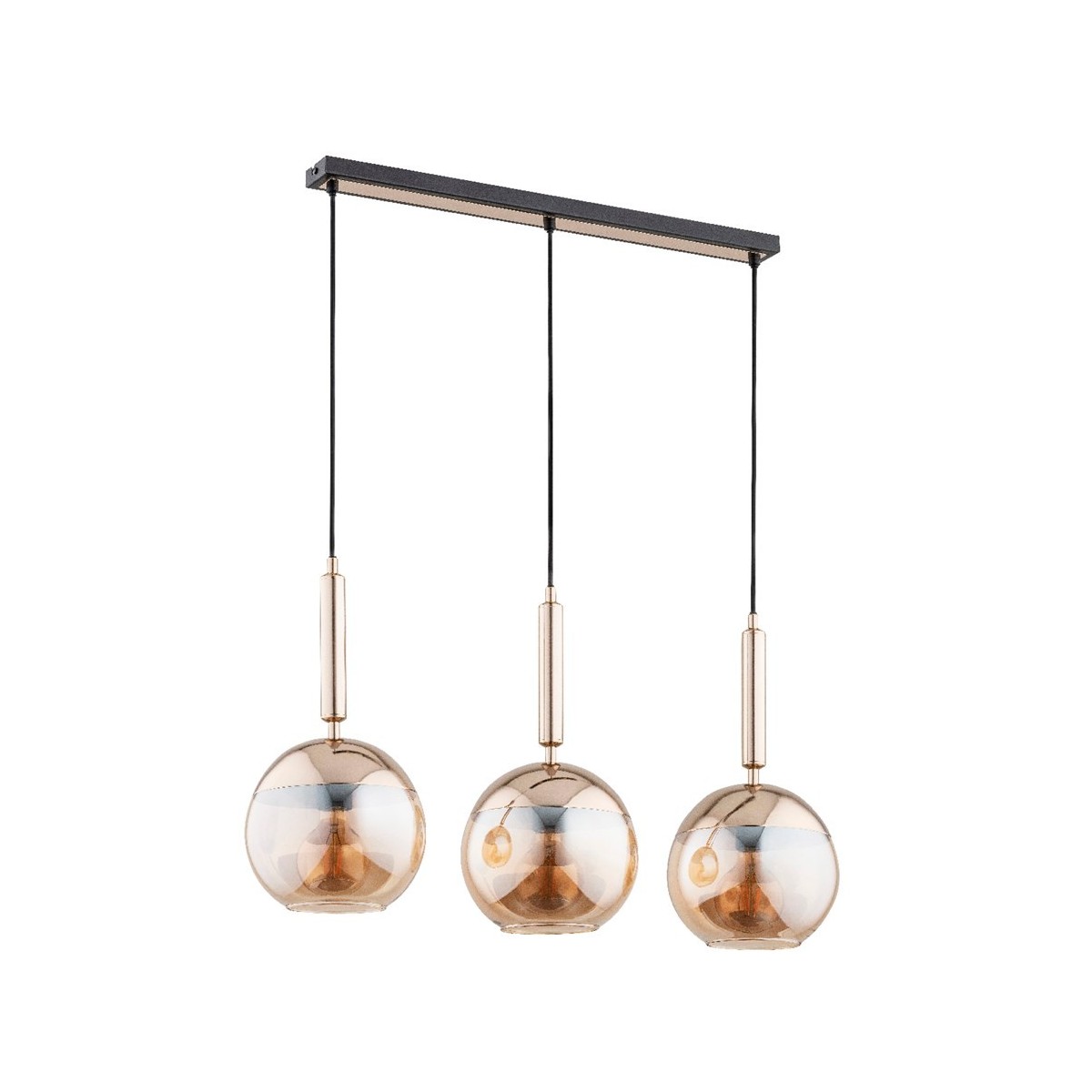 LAMPA WISZĄCA ALFA VOLDA NOWA ZŁOTA 3xE27