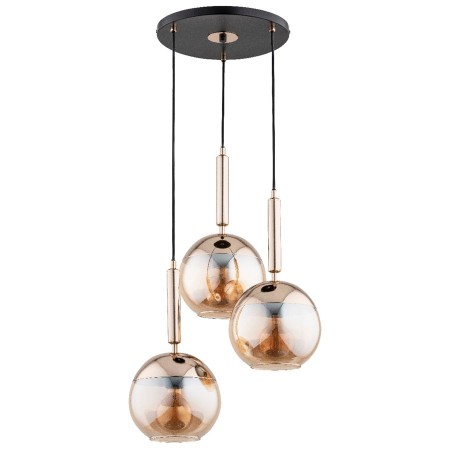 LAMPA WISZĄCA ALFA VOLDA NOWA ZŁOTA 3xE27
