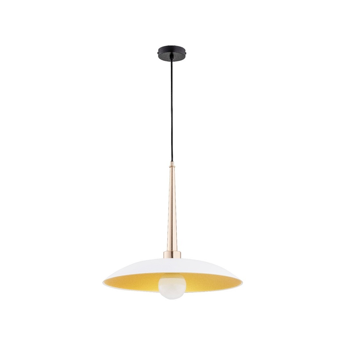 LAMPA WISZĄCA ALFA VELIAN BIAŁA 1xE27