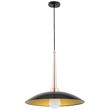 LAMPA WISZĄCA ALFA VELIAN CZARNA 1xE27