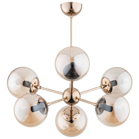 LAMPA SUFITOWA ALFA SANDY GOLD 6xE14