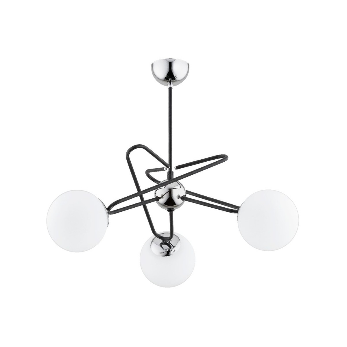 LAMPA SUFITOWA ALFA SAGITO CHROM 3xE14