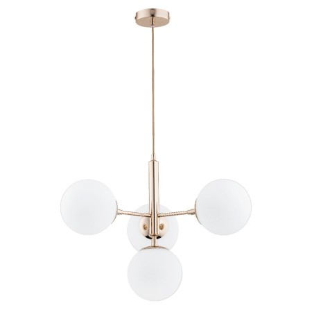 LAMPA WISZĄCA ALFA VOLDA PICOLO ZŁOTA 4xE14
