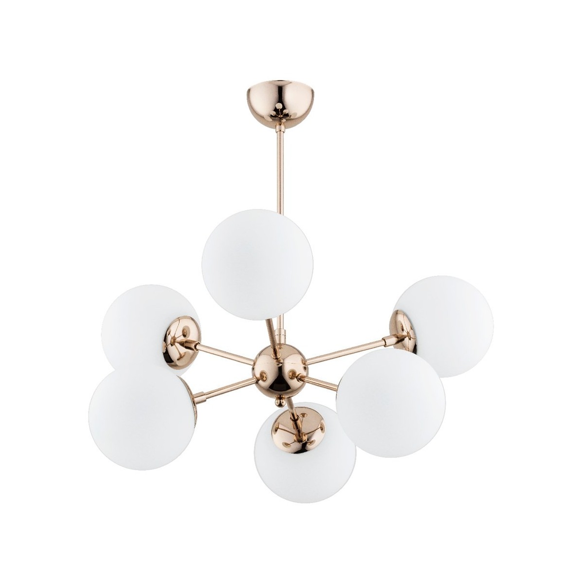 LAMPA SUFITOWA ALFA SANDY GOLD 6xE14