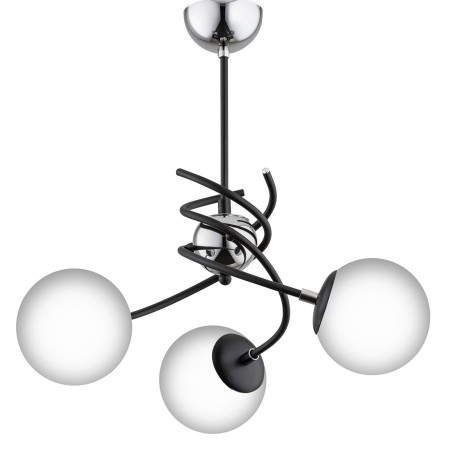 LAMPA SUFITOWA ALFA SALSA CZARNO-BIAŁA 3xE14