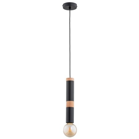 LAMPA WISZĄCA ALFA AKORD CZARNA 1xE27