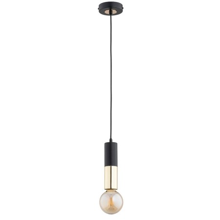 LAMPA WISZĄCA ALFA BOLID MIX CZARNO-ZŁOTA 1xE27