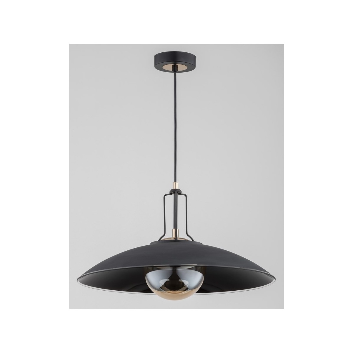 LAMPA WISZĄCA ALFA AURUS CZARNA 1xE14