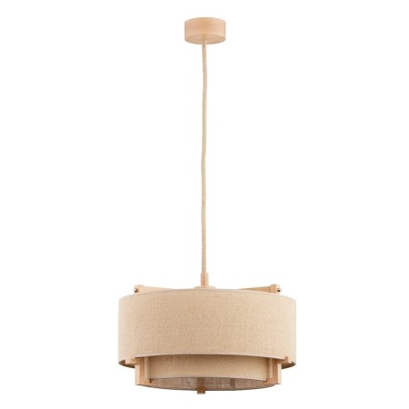 LAMPA WISZĄCA ALFA LOLA DREWNIANA 1xE27