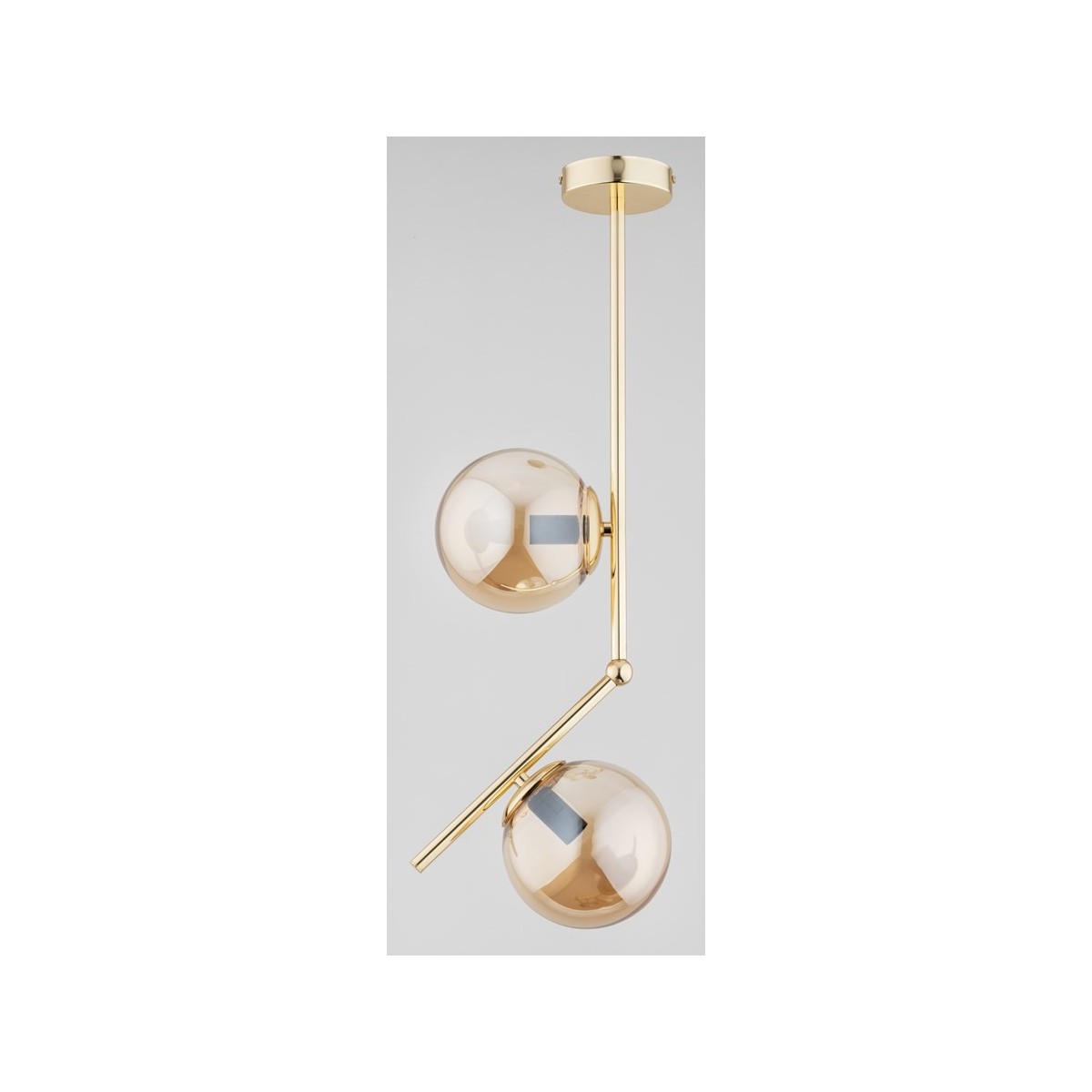 LAMPA SUFITOWA ALFA LIBERTY GOLD 2xE14