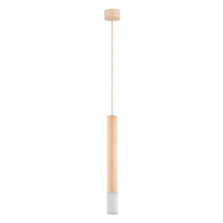 LAMPA WISZĄCA ALFA ADORI DREWNIANA 1xE14