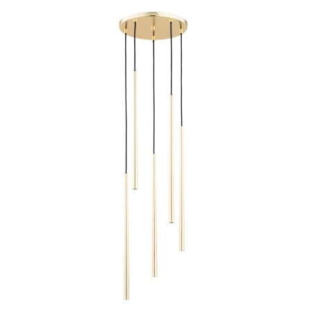 LAMPA WISZĄCA ALFA CARMEN GOLD 5xG9 LED