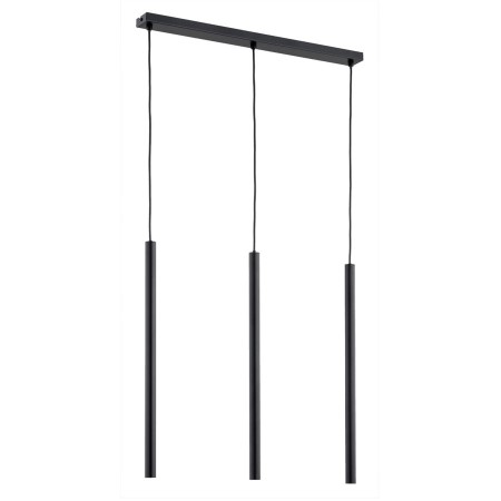 LAMPA WISZĄCA ALFA COLLET CZARNA 3xG9 LED