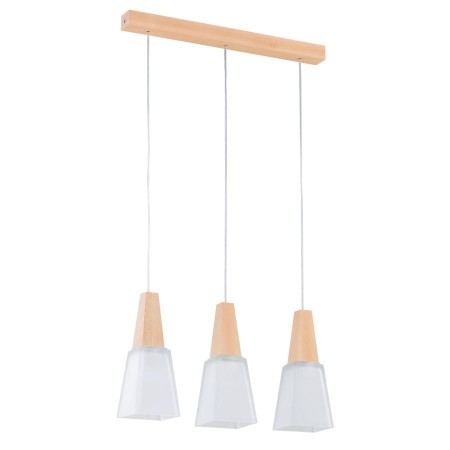 LAMPA WISZĄCA ALFA MORINA DREWNIANA 3xE27