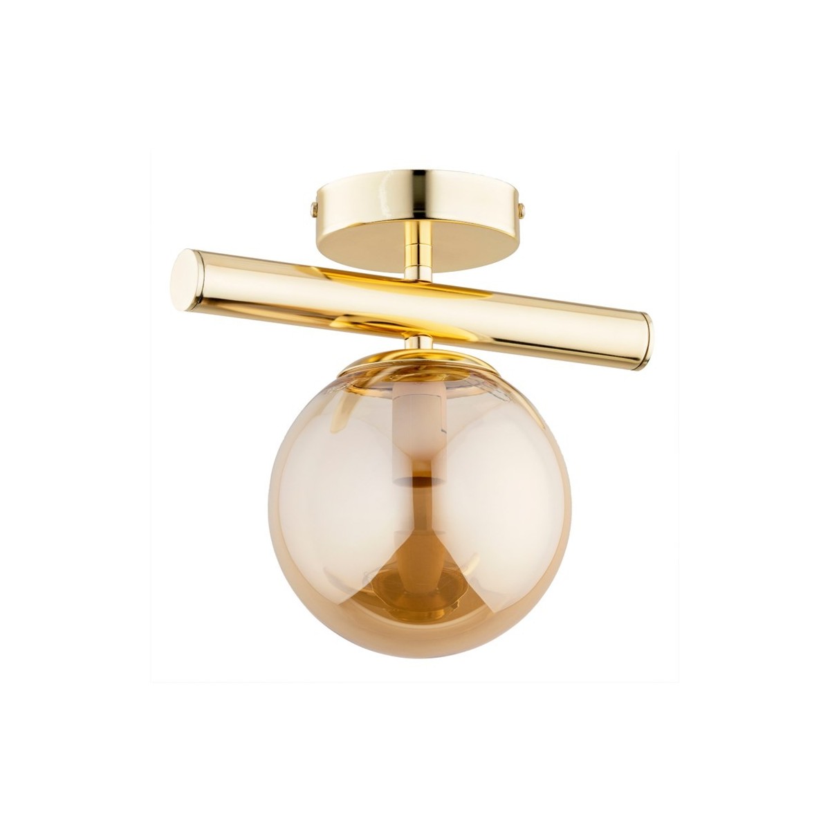 LAMPA SUFITOWA ALFA ERAL GOLD 1xE14