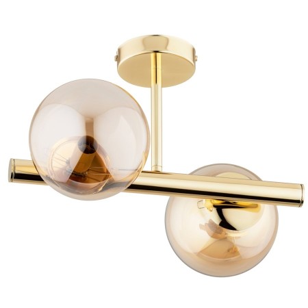 LAMPA SUFITOWA ALFA ERAL GOLD 2xE14