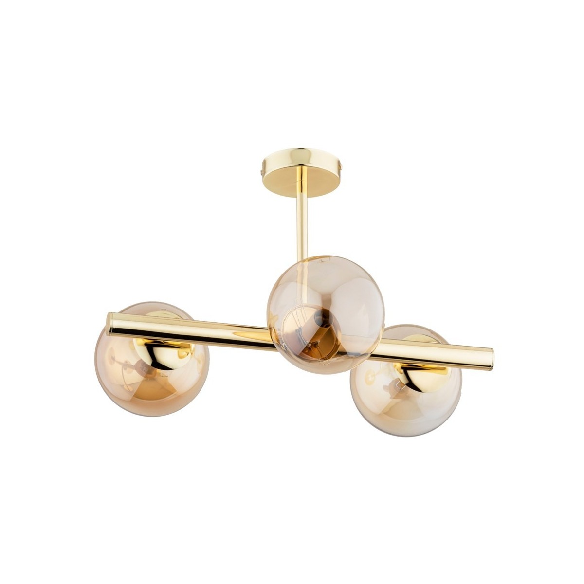 LAMPA SUFITOWA ALFA ERAL GOLD 3xE14