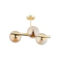 LAMPA SUFITOWA ALFA ERAL GOLD 3xE14