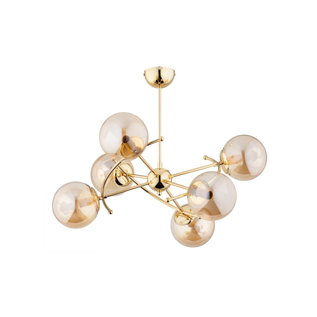 LAMPA SUFITOWA ALFA KOSMITO GOLD 6xE14