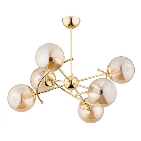 LAMPA SUFITOWA ALFA KOSMITO GOLD 6xE14